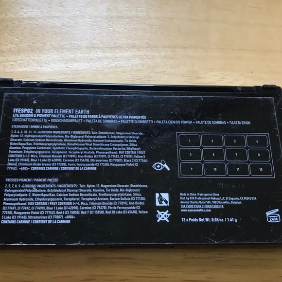 NYX EARTH Eyeshadow Palette - Picture 5 of 5